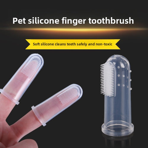 Pet Finger Toothbrush and Storage Box Oral Care Kit