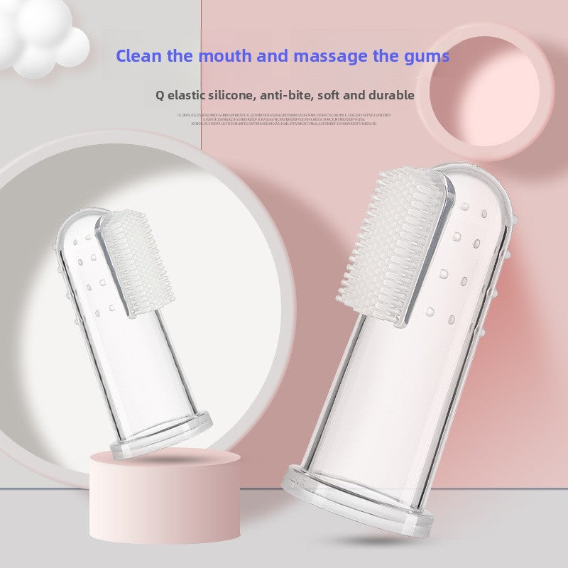 Pet Finger Toothbrush and Storage Box Oral Care Kit