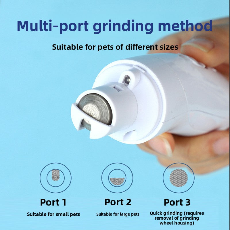 Pet Dog Electric Nail Grinder with LED Light