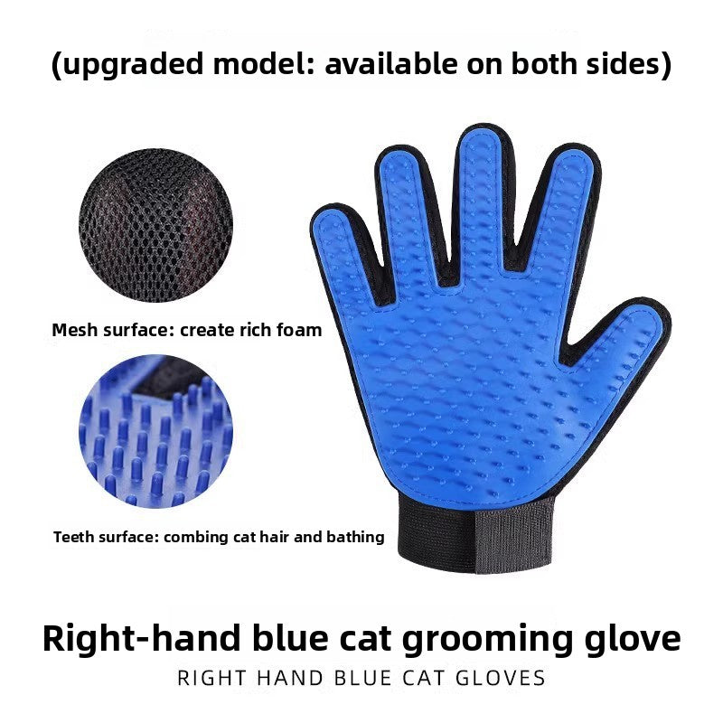 Pet Grooming Glove for Cats and Dogs