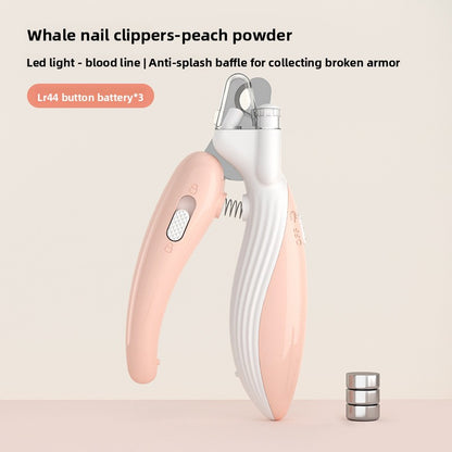 LED Pet Nail Clipper with Light