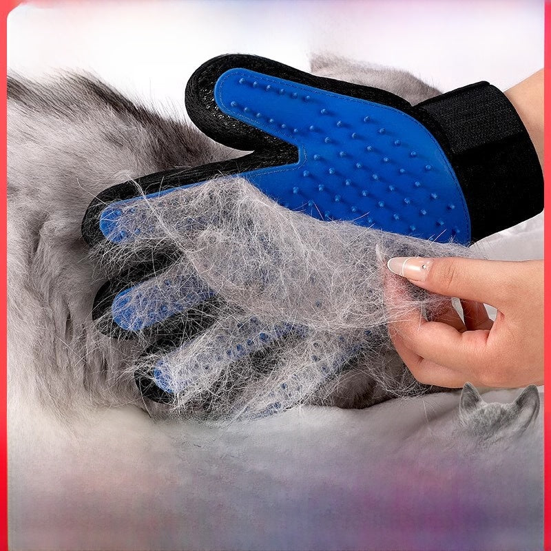 Pet Grooming Glove for Cats and Dogs