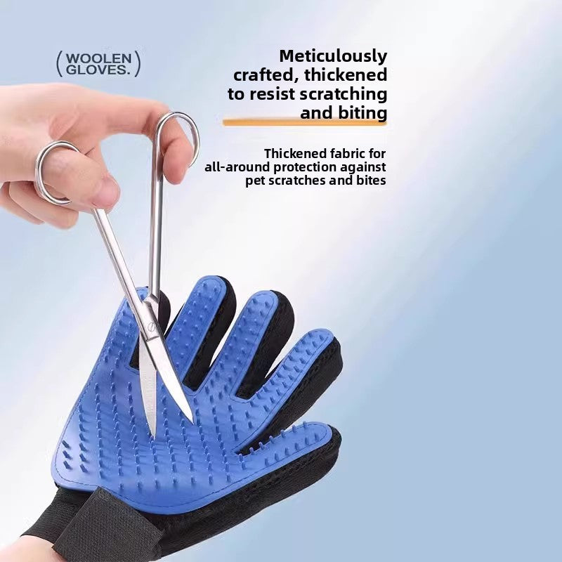Pet Grooming Glove for Cats and Dogs