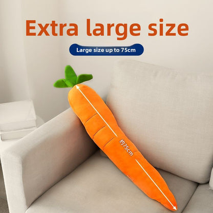 Carrot dog toy plush