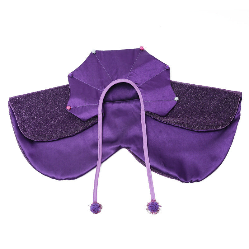 Pet Halloween Cloak with Magic Hat