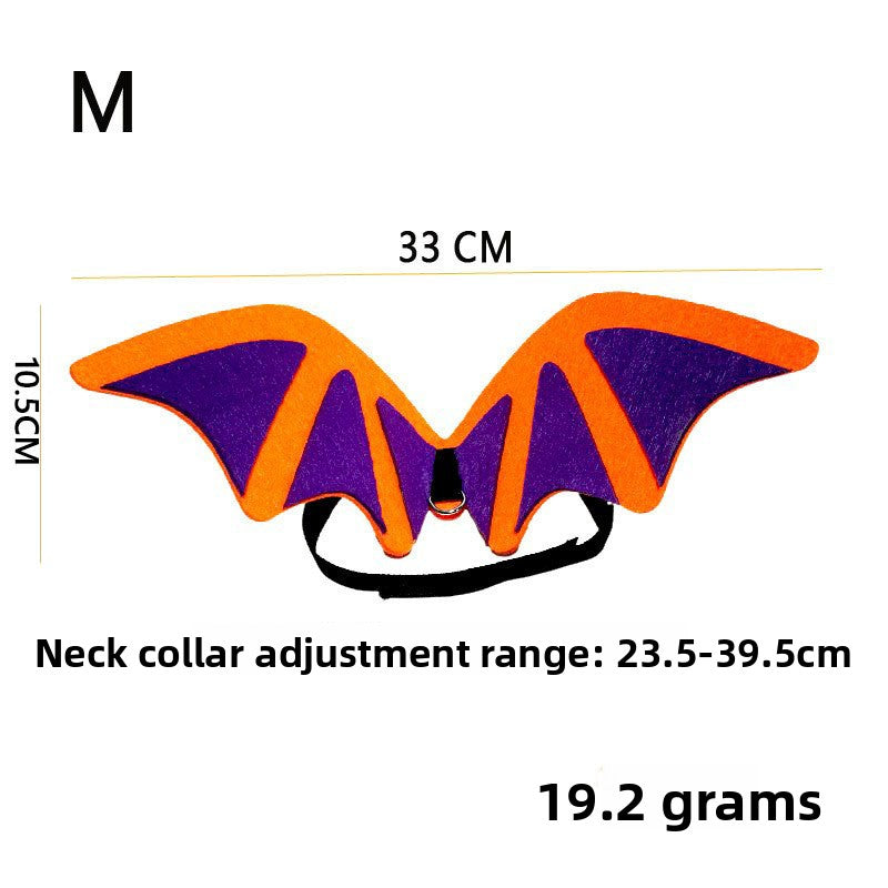 Pet Halloween Bat Wings Costume