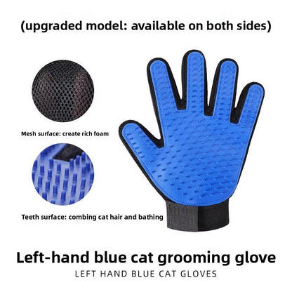 Pet Grooming Glove for Cats and Dogs