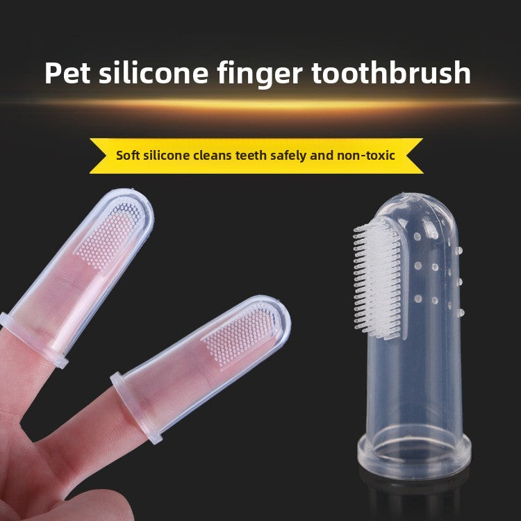 Pet Finger Toothbrush and Storage Box Oral Care Kit