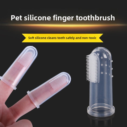 Pet Finger Toothbrush and Storage Box Oral Care Kit