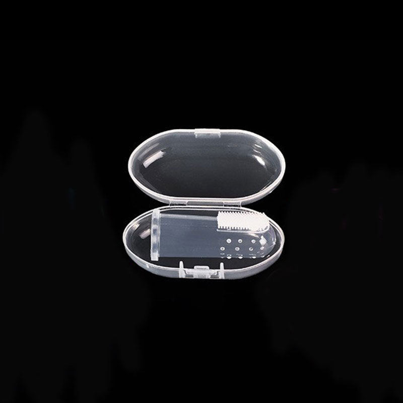 Pet Finger Toothbrush and Storage Box Oral Care Kit